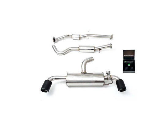 Valvetronic Exhaust System Toyota Yaris GR 2020+ with Carbon Tips | ML Performance Car Parts