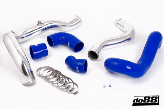 DO88 TR-110B SAAB 9-3 2.8T V6 06-11 Pressure pipes with Blue hoses