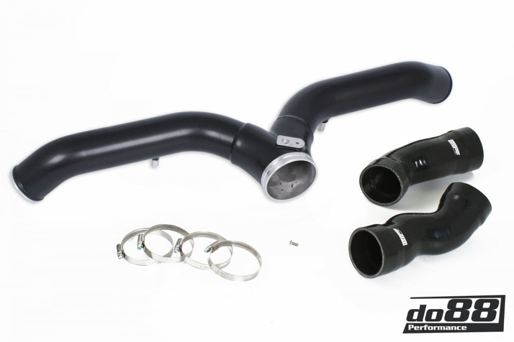 DO88 TR-140SV-do88 Porsche 997.1 Turbo Y-Pipe, Black for ICM-230 IC