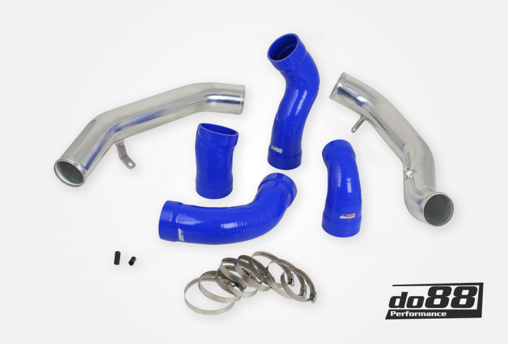 DO88 TR-160-B Volvo S60 V60 XC60 V70 XC70 S80 3.0L T6 Pressure pipes with Blue hoses