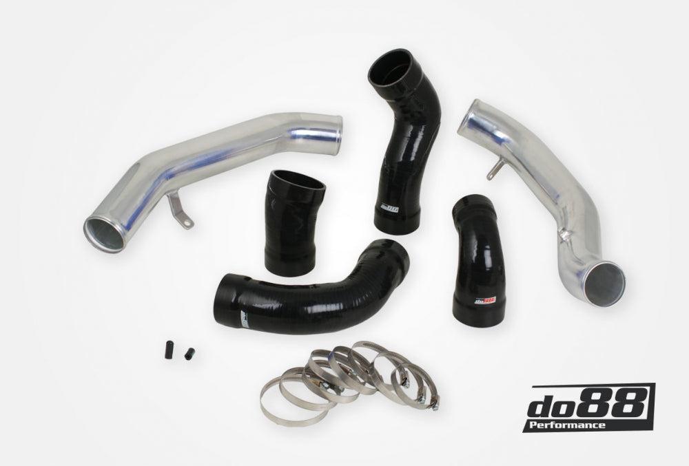 DO88 TR-160-S Volvo S60 V60 XC60 V70 XC70 S80 3.0L T6 Pressure pipes with Black hoses