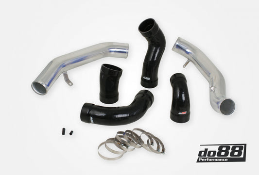 DO88 TR-160-S Volvo S60 V60 XC60 V70 XC70 S80 3.0L T6 Pressure pipes with Black hoses