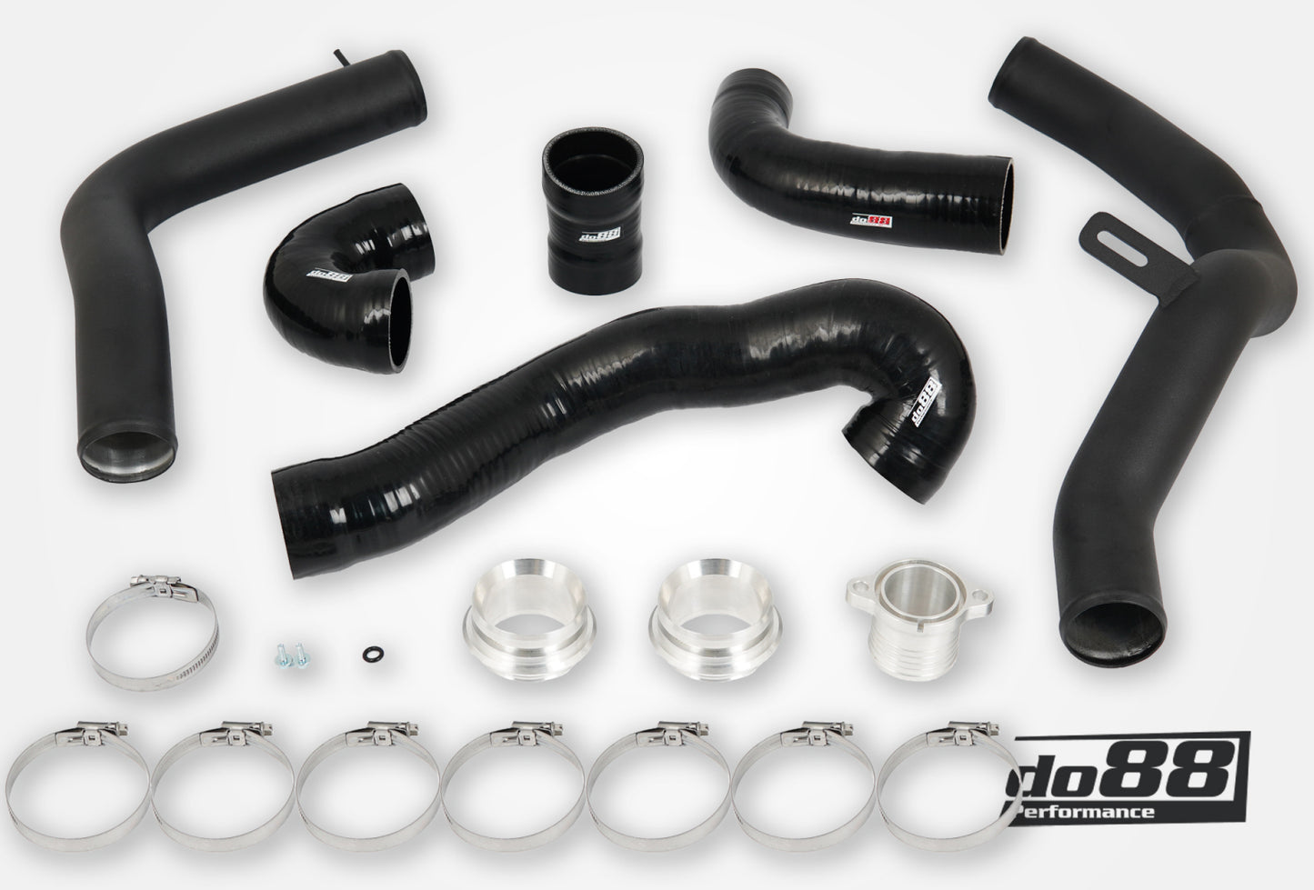 DO88 TR-320-S SAAB 9-5 2.0t 2010-2011 Pressure pipes with Black hoses