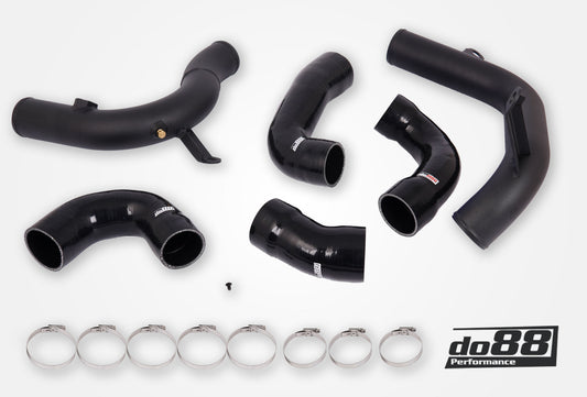 DO88 TR-340-do88-3-S AUDI SEAT SKODA VW 1.8 / 2.0 TSI (MQB) IC Pressure pipes, Black hoses