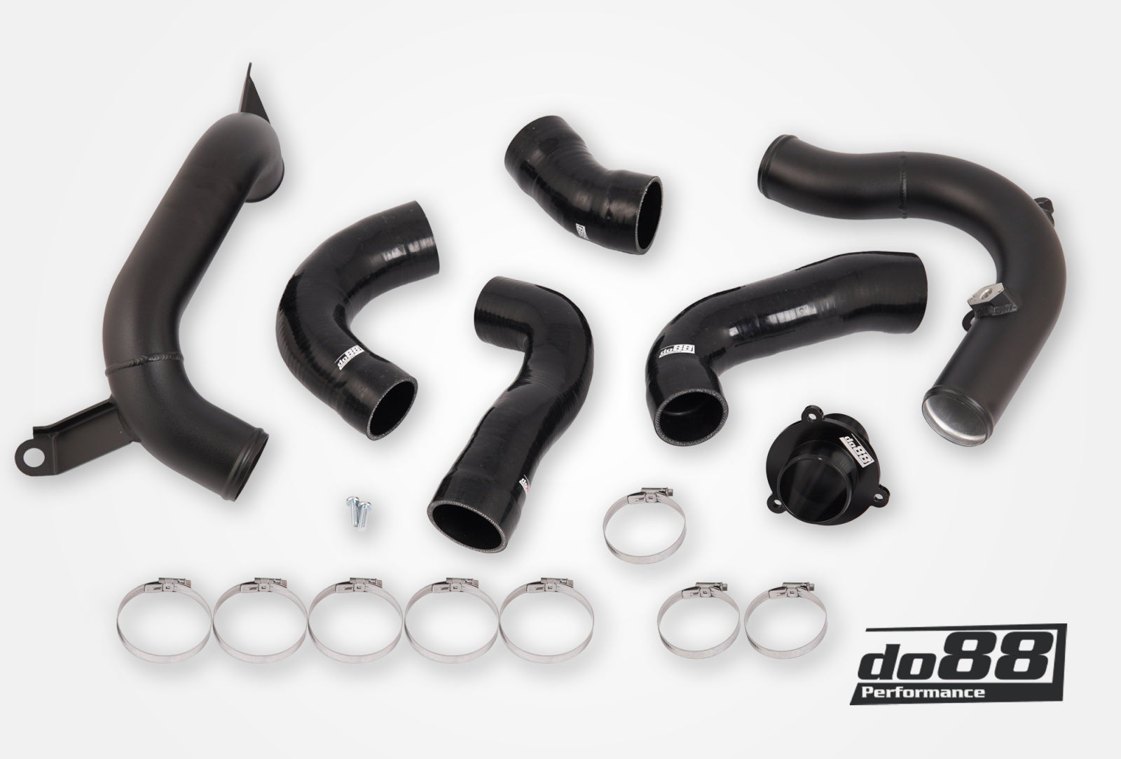 DO88 TR-430-S-CP-110 Pressure pipes + Turbo Muffler Delete VW Polo GTI, Seat Ibiza 1.8 TSI EA888