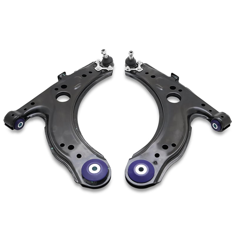 SuperPro TRC1075 Front Lower Control Arm Kit including Ball Joints to suit Audi, Seat, Skoda & VW
