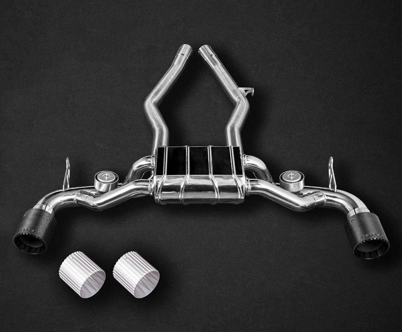 Capristo 02TO11703001 Toyota Supra (A90) Valved Catback Exhaust with Carbon Fiber Tips (CES3) 