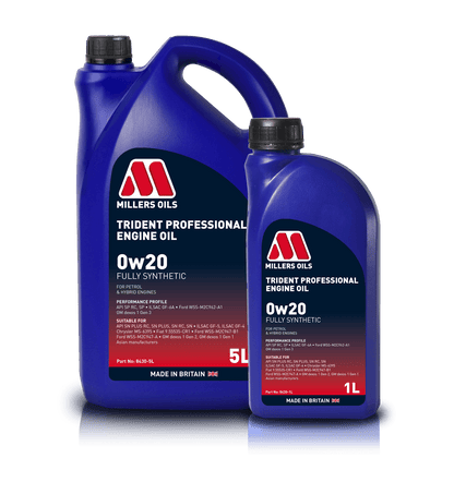 Millers Oils 8430 Trident Professional 0w20 Fully Synthetic Engine Oil