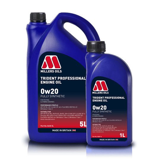 Millers Oils 8430 Trident Professional 0w20 Fully Synthetic Engine Oil