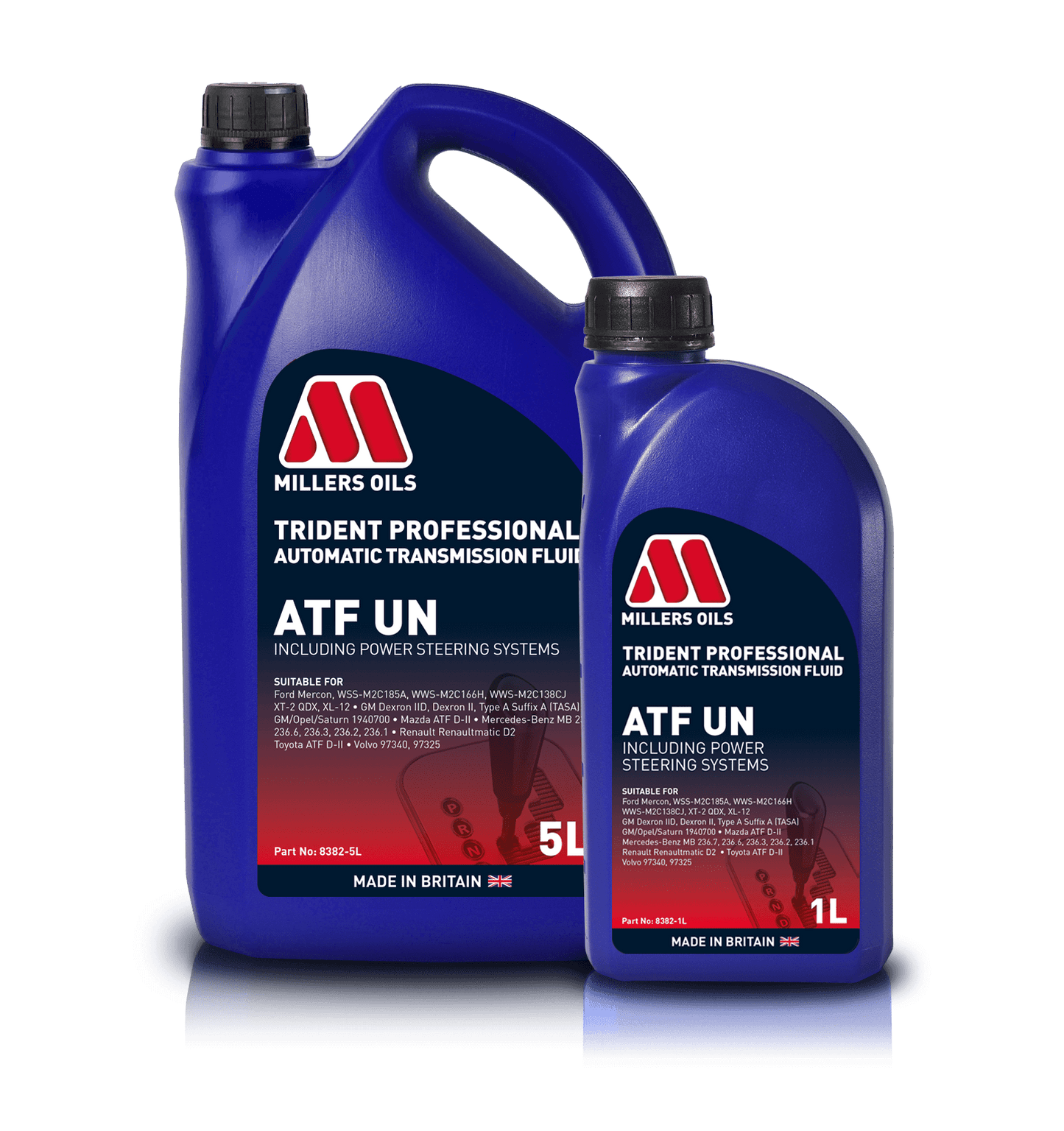 Millers Oils 8382GG Trident Professional ATF UN Automatic Transmission Fluid 5L