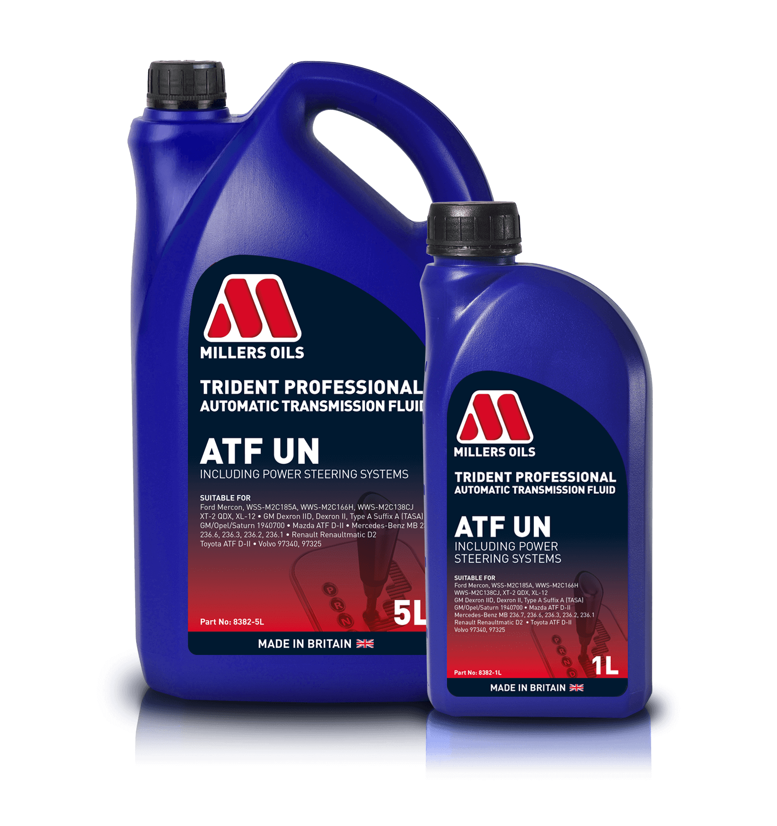 Millers Oils 8382GG Trident Professional ATF UN Automatic Transmission Fluid 5L