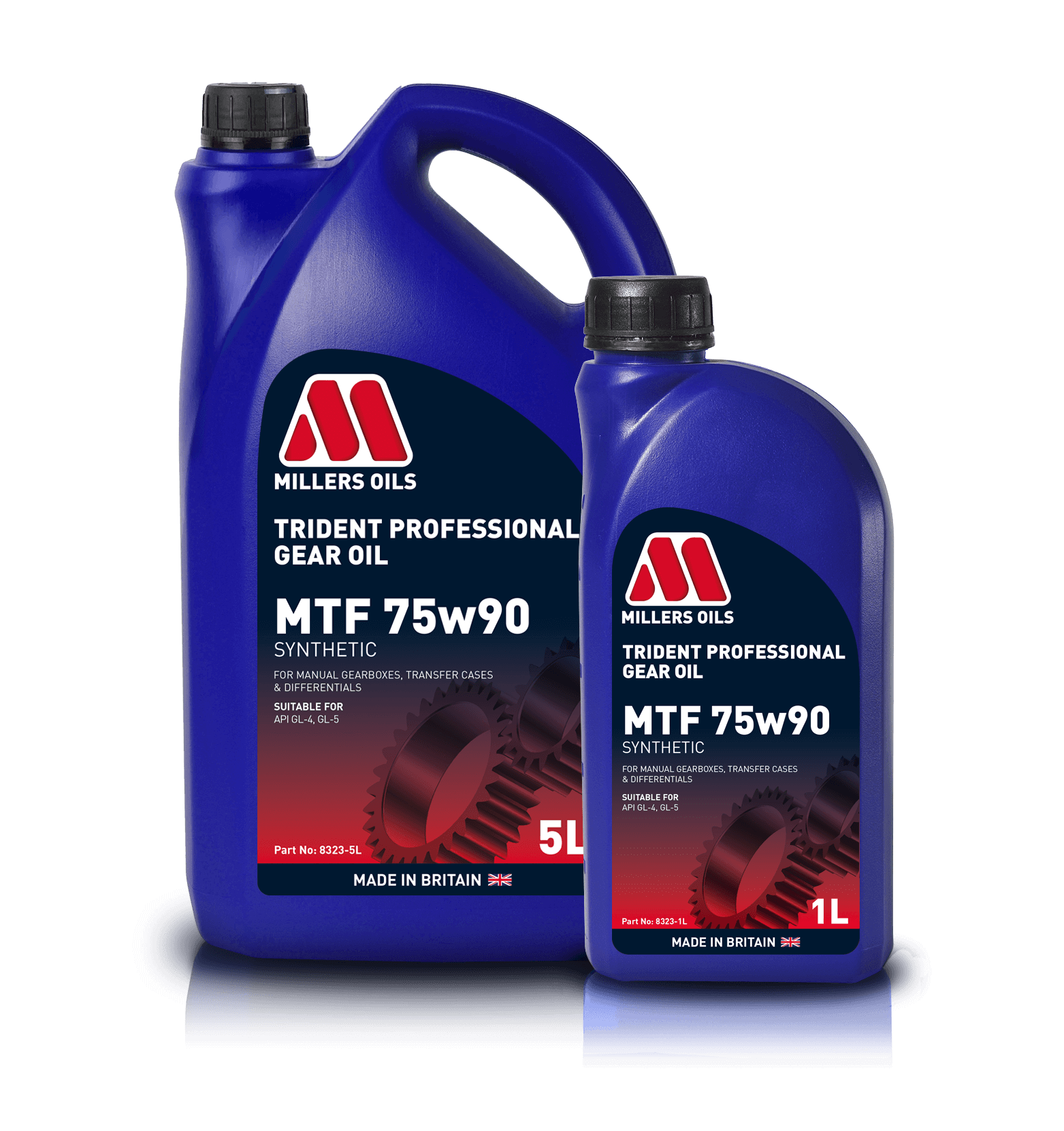 Millers Oils 8323 Trident Professional MTF 75w90 Semi Synthetic Gear Oil