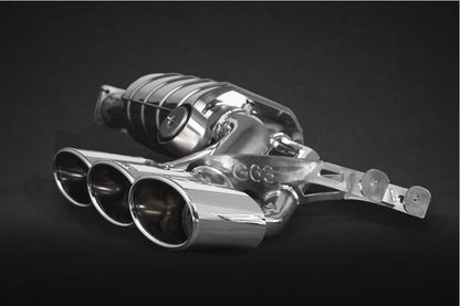 Capristo 02MB08503012 Mercedes AMG G63/550/500 (W463) ECE Valved Triple Mufflers (CES3) 