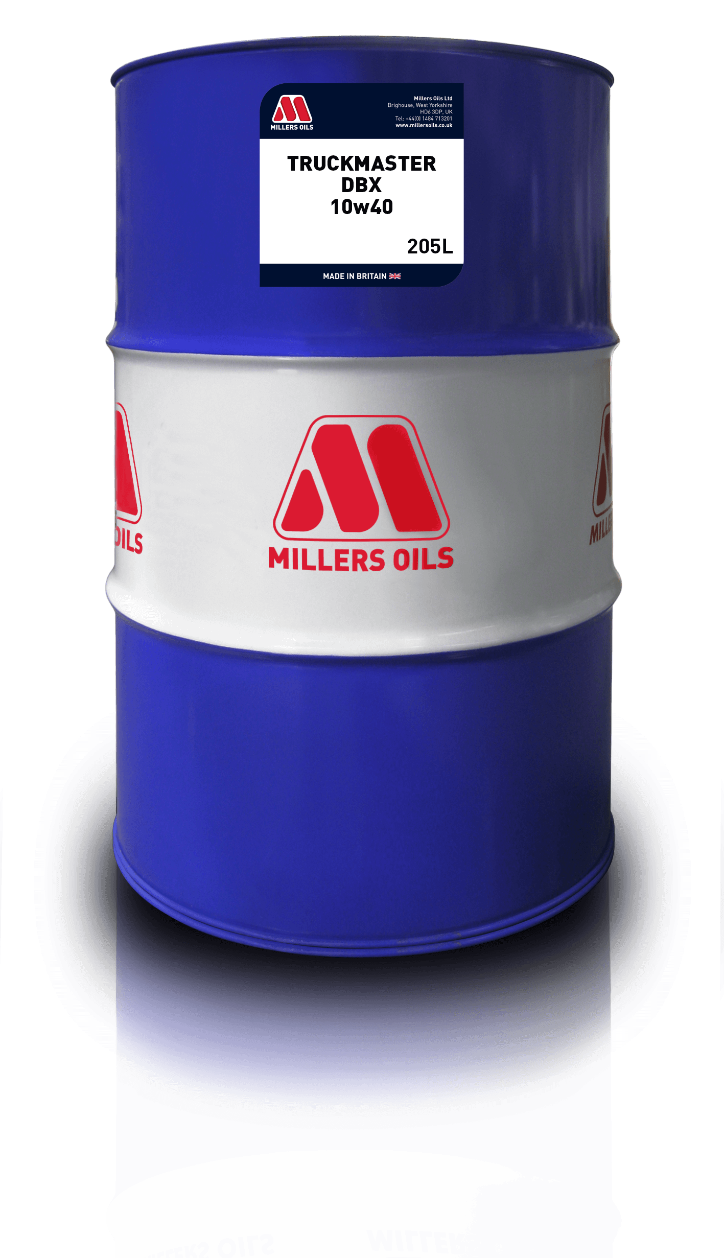 Millers Oils 5834CA Truckmaster DBX 10w40 Semi Synthetic Heavy Duty Engine Oil 205L