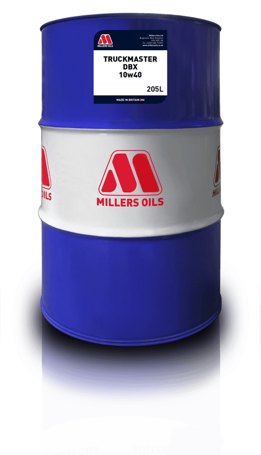 Millers Oils 5834CA Truckmaster DBX 10w40 Semi Synthetic Heavy Duty Engine Oil 205L