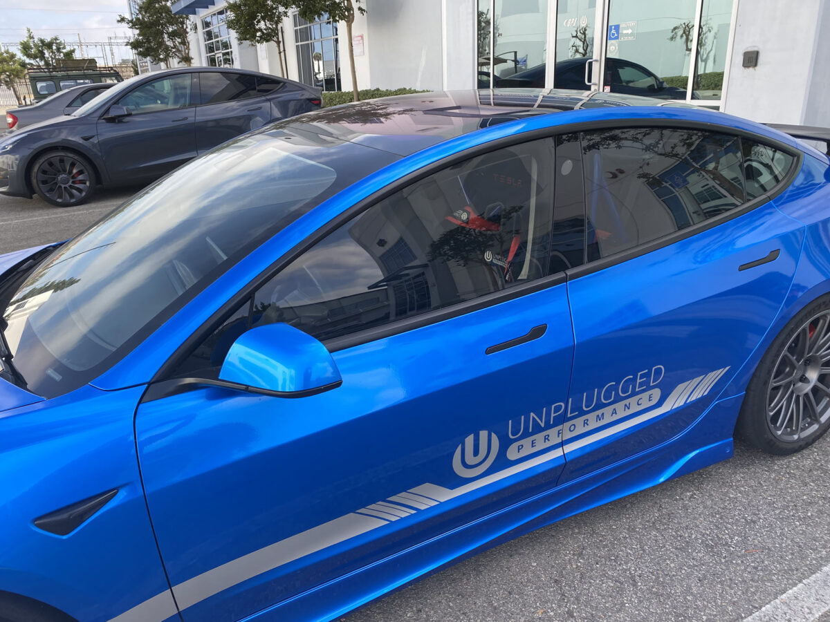 UNPLUGGED PERFORMANCE UP-M3-347-1.1 FRONT WINDSHIELD, LEXAN (18.5LBS, 20LBS SAVINGS) FOR TESLA MODEL 3