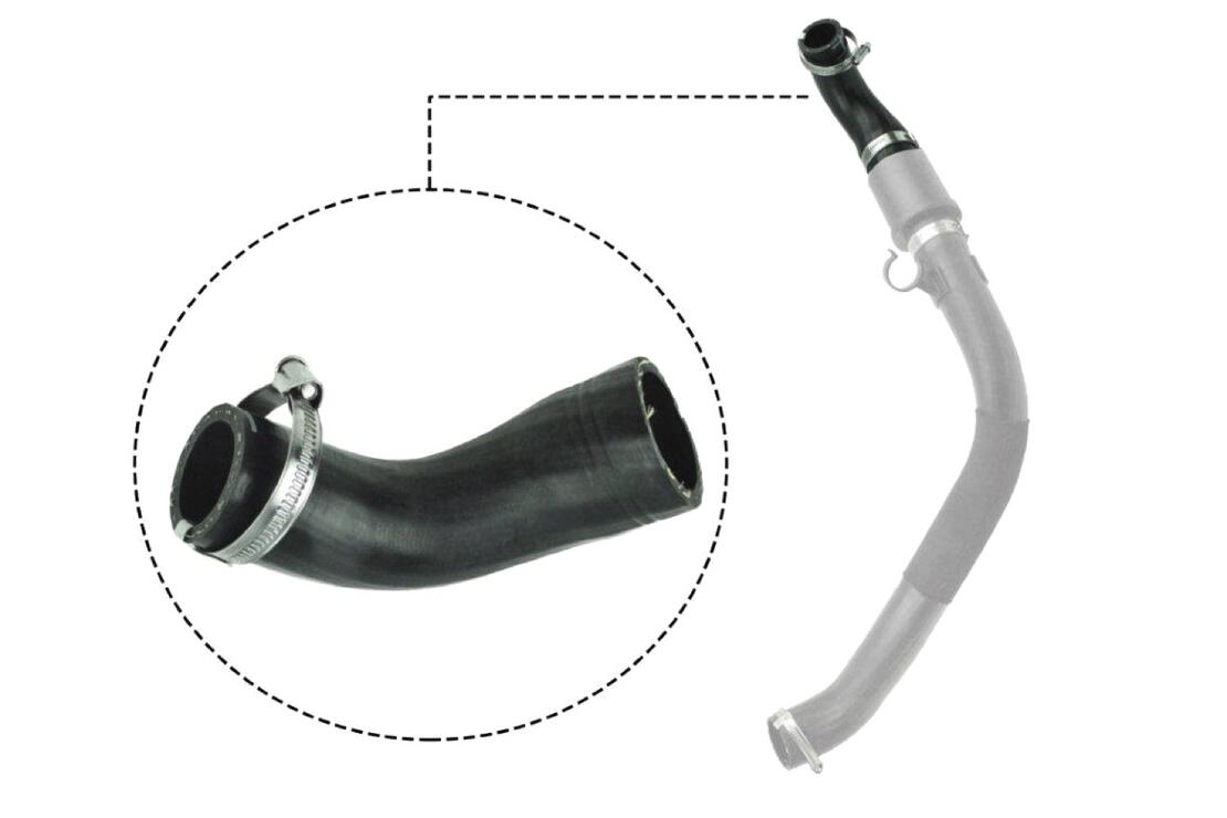 VAICO V251044 Charge Air Hose | ML Performance Car Parts