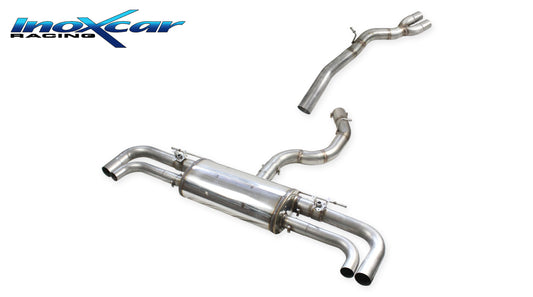 InoXcar VALV.RSQ3.SUV.01 Audi RSQ3 (Type F3) Direct Central Pipe + Rear Silencer R+L + Valves Assembly With Original Electric Engines 1 | ML Performance UK Car Parts