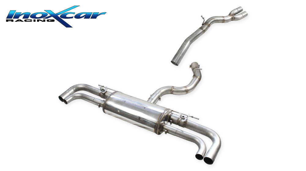 InoXcar VALV.RSQ3.SB.01 Audi RSQ3 (Type F3) Direct Central Pipe + Rear Silencer R+L + Valves Assembly With Original Electric Engines 1 | ML Performance UK Car Parts