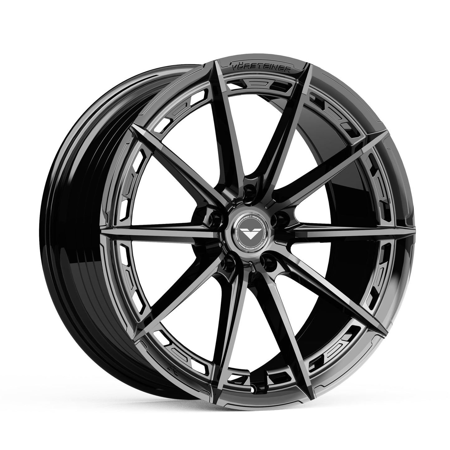 Vorsteiner VFX001.20110.5112.21C.66.GB 20X10.0 5X112 Gloss Black Flow Forged Wheel | ML Performance