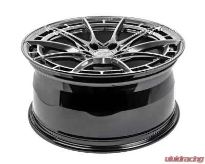 Vivid Racing VR-D03R-19105-22-51143-HBLK VR Forged D03-R Wheel Hyper Black 19x10.5 +22mm 5x114.3