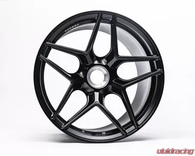 Vivid Racing VRF-D04-991TCLK-MBLK VR Forged D04 Wheel Set Porsche 991 Turbo 20x9.0 20x12 Centerlock Matte Black