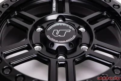 Vivid Racing VRF-D16B-MAVR-MBLK VR Forged D16 Beadlock Wheel Set of 4 Can-Am Maverick R 15x6.0 6x139.7 Matte Black