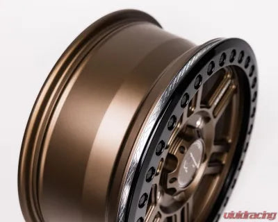 Vivid Racing VR-D16B-1560-40-61397-SBZ VR Forged D16 Beadlock UTV Wheel Satin Bronze 15x6 +40mm 6x139.7