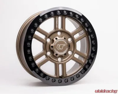 Vivid Racing VR-D16B-1560-40-61397-SBZ VR Forged D16 Beadlock UTV Wheel Satin Bronze 15x6 +40mm 6x139.7