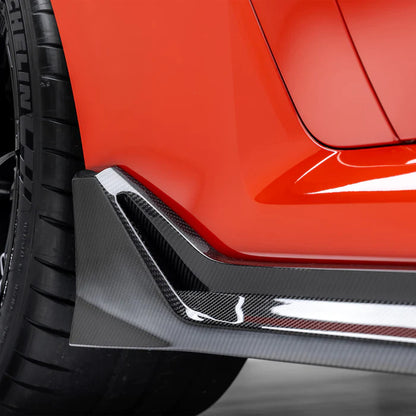 Vorsteiner BMW G87 M2 VRS Aero Vented Fenders with Side Skirts - Carbon Fibre Glossy