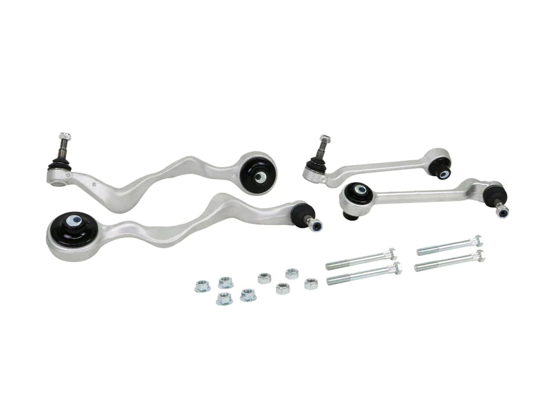 Whiteline KTA255 BMW E81 E82 E90 E91 Front Suspension Alloy Wishbone Control And Radius Arm Kit (Inc. 128i, 135i, 328i & 335i)