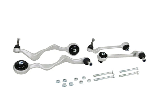 Whiteline KTA255 BMW E81 E82 E90 E91 Front Suspension Alloy Wishbone Control And Radius Arm Kit (Inc. 128i, 135i, 328i & 335i)