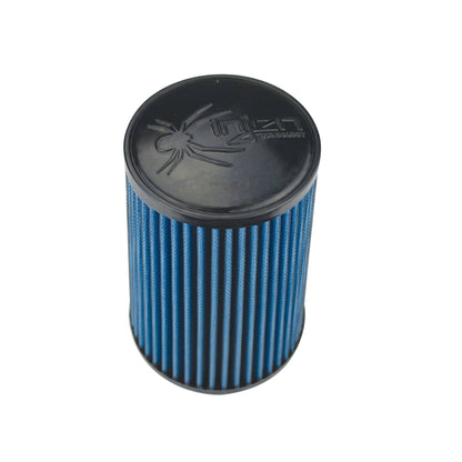 Injen X-1078-BB SuperNano-Web Air Filter: 3.00" Flange Diameter / 5" Base / 7" Tall / 4" Top