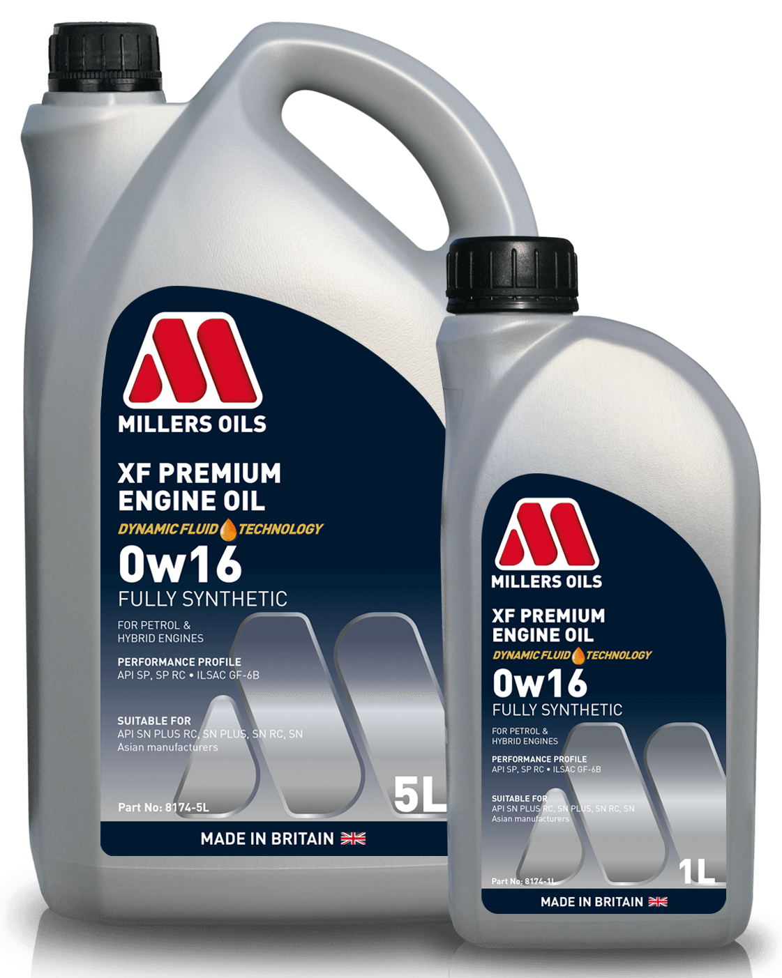 Millers Oils 8174 XF Premium 0w16 Fully Synthetic Engine Oil