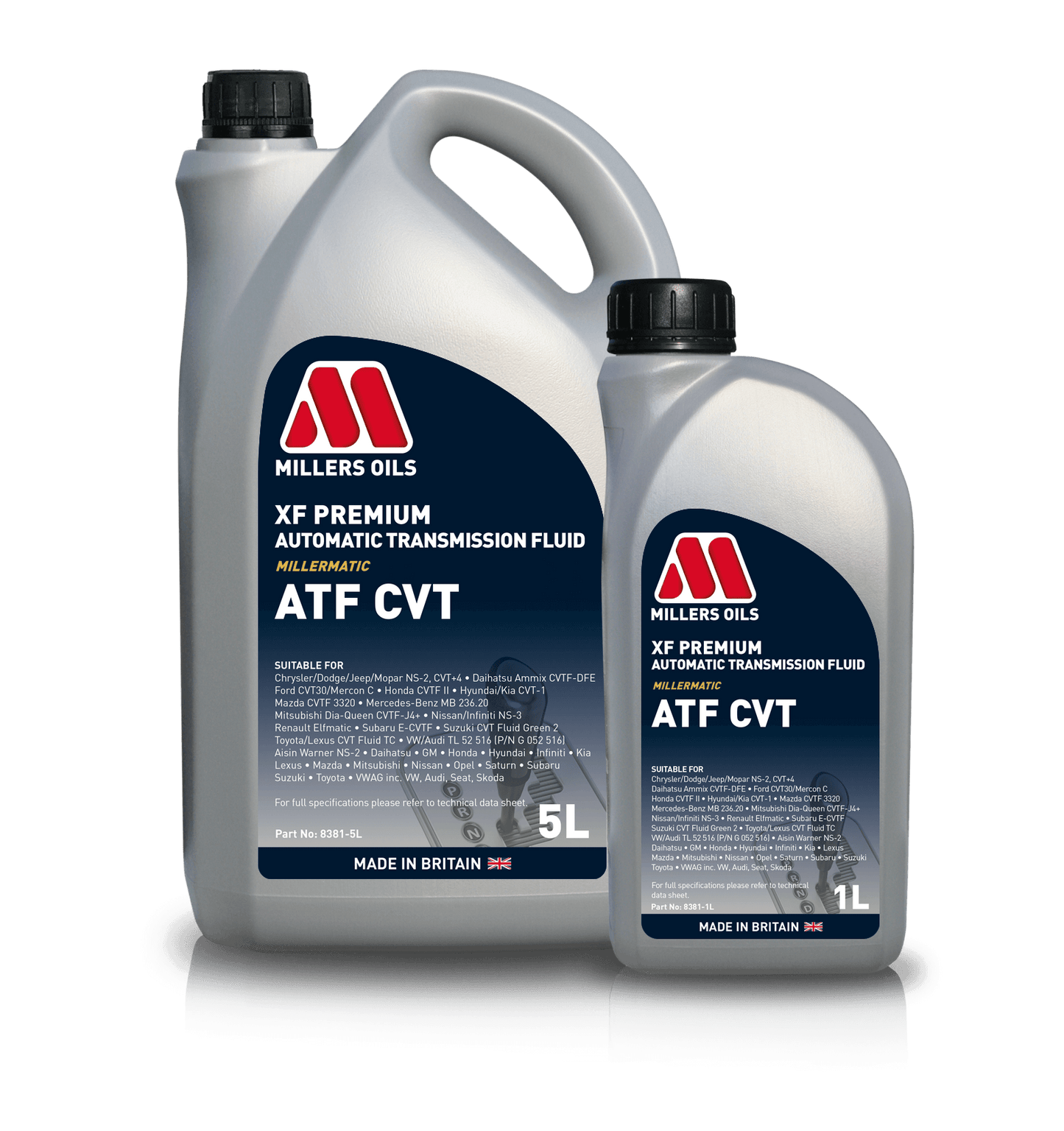 Millers Oils 8381 XF Premium ATF CVT Automatic Transmission Fluid