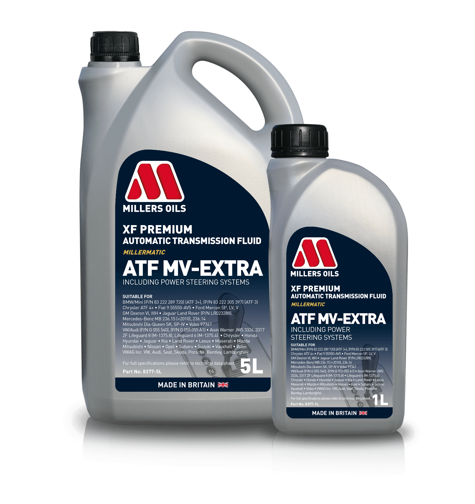 Millers Oils 8377GG XF Premium ATF MV-EXTRA Automatic Transmission Fluid 5L