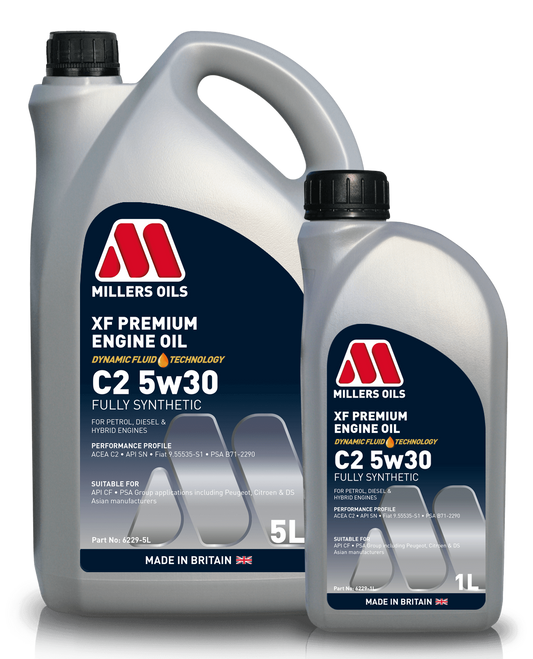 Millers Oils 6229 XF Premium C2 5w30 Fully Synthetic Engine Oil