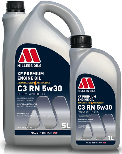 Millers Oils 8343 XF Premium C3 RN 5w30 Fully Synthetic Engine Oil