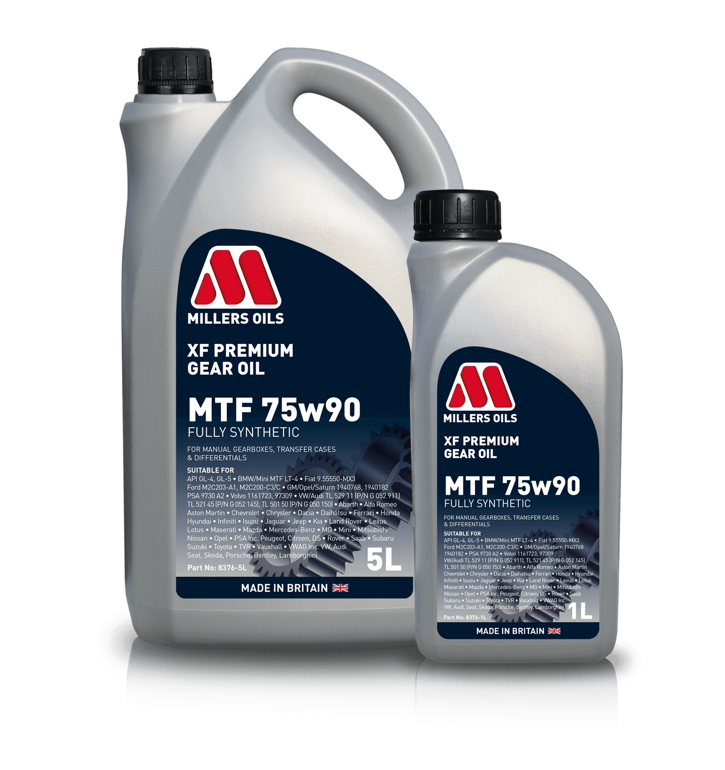 Millers Oils 8376 XF Premium MTF 75w90 Fully Synthetic Gear Oil