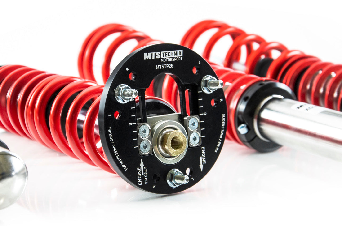 MTS Technik XMTSGWBM106 STREET COILOVER KIT W/ CAMBER ADJUST TOP MOUNTS (INOX) FOR BMW 5 (E60)