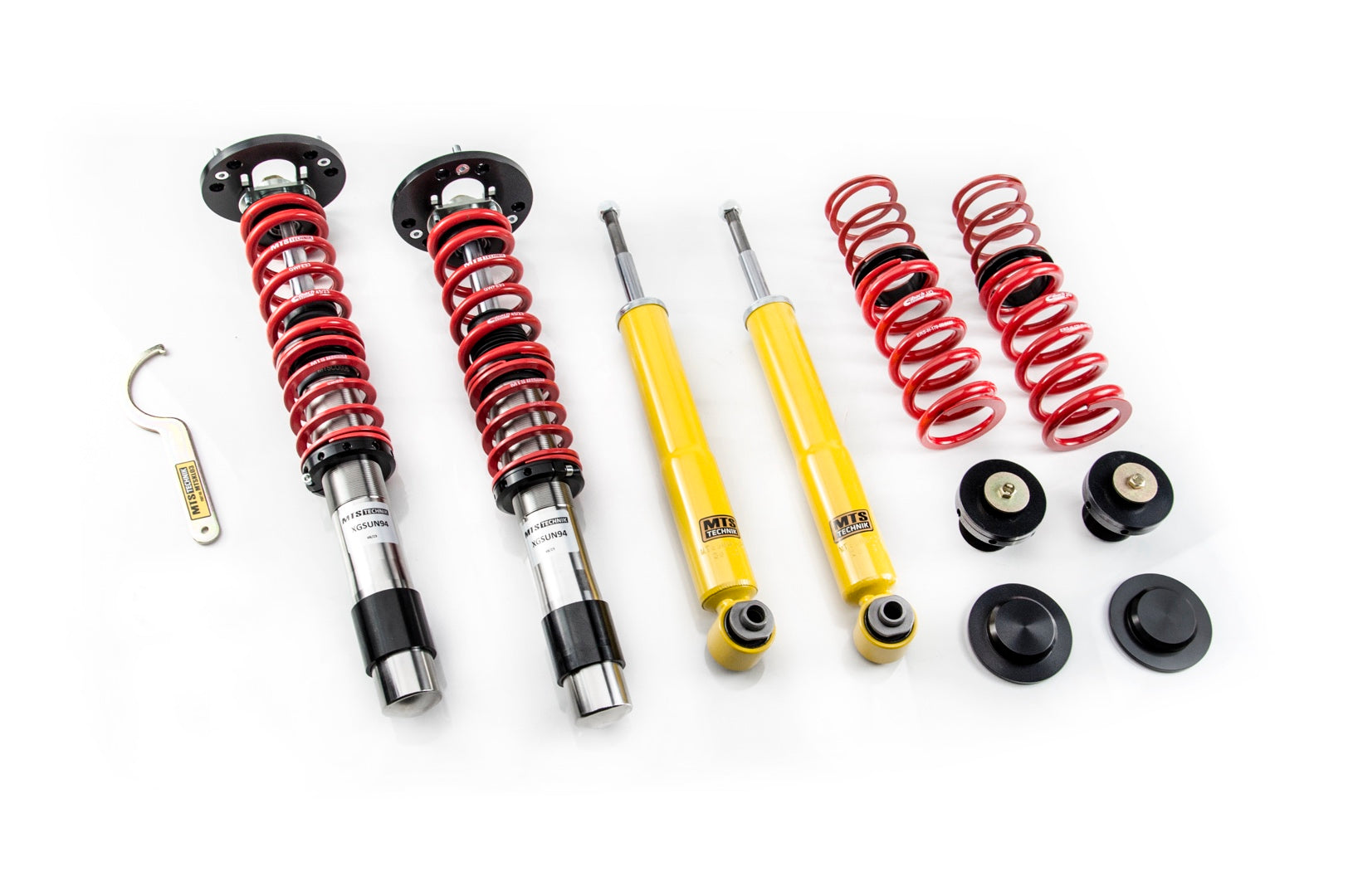 MTS Technik XMTSGWBM109 STREET COILOVER KIT W/ CAMBER ADJUST TOP MOUNTS (INOX) FOR BMW 5 TOURING (E39)