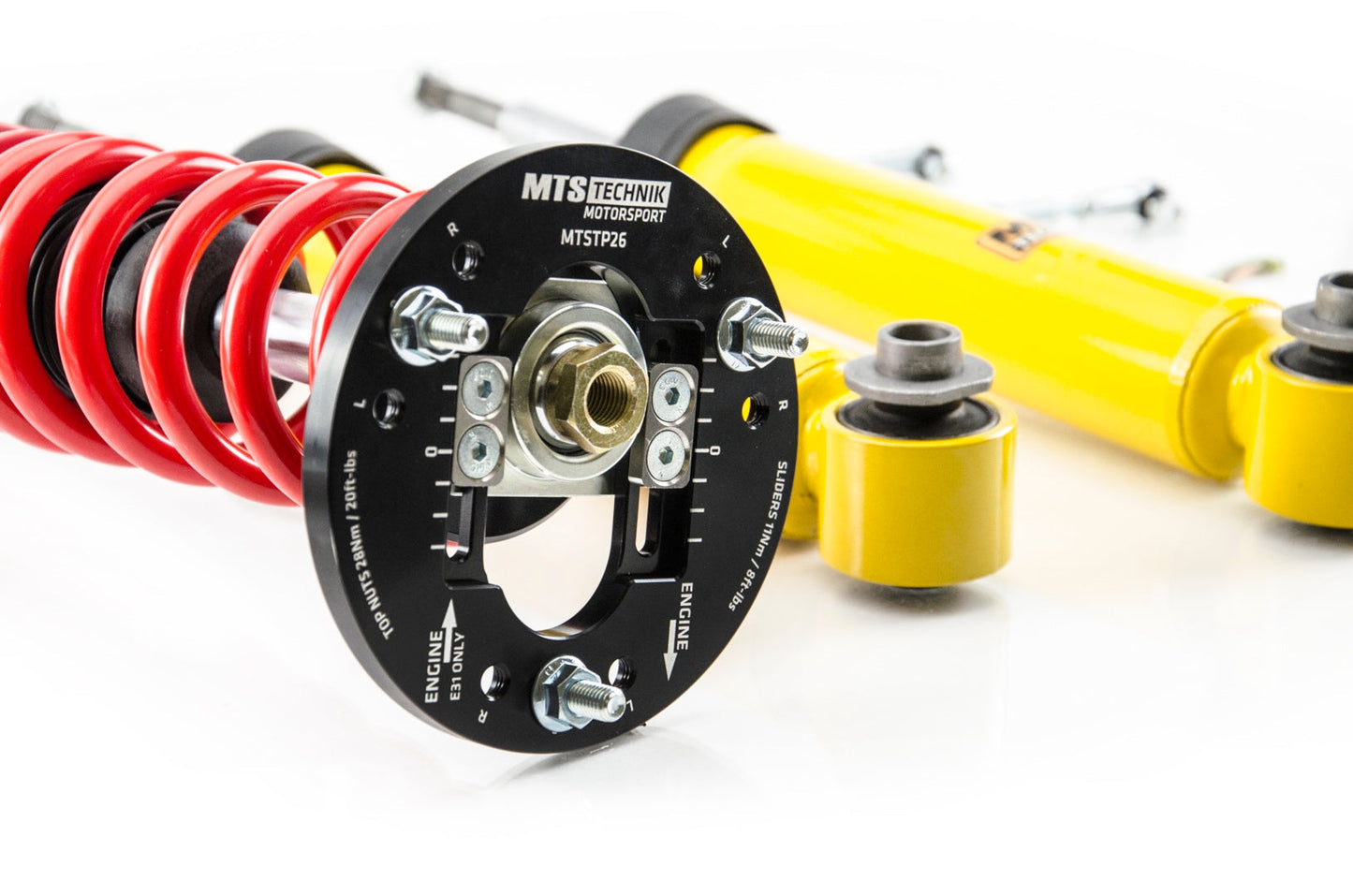 MTS Technik XMTSGWBM111 STREET COILOVER KIT W/ CAMBER ADJUST TOP MOUNTS (INOX) FOR BMW 5 TOURING (E61)