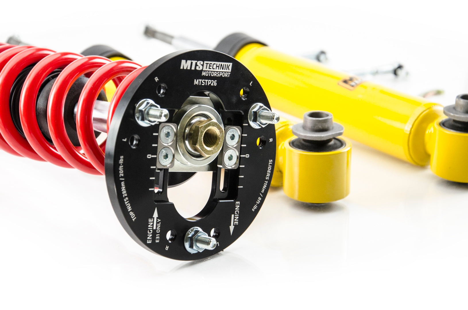 MTS Technik XMTSGWBM111 STREET COILOVER KIT W/ CAMBER ADJUST TOP MOUNTS (INOX) FOR BMW 5 TOURING (E61)