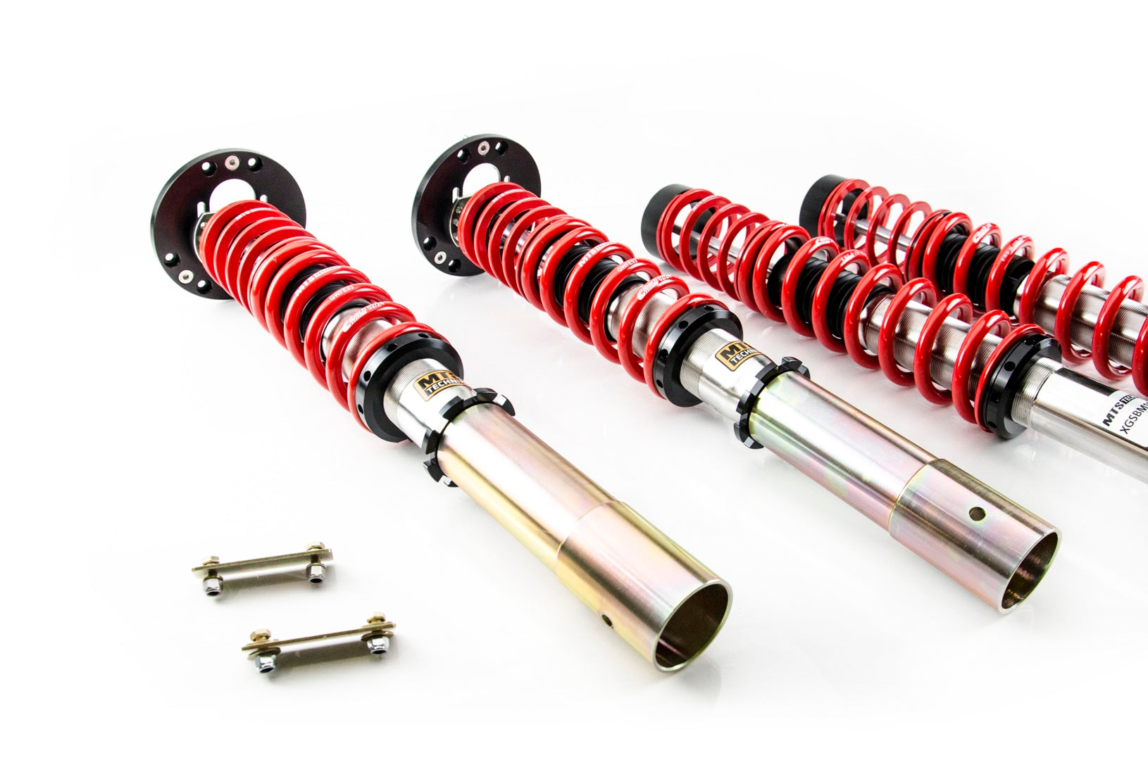 MTS Technik XMTSGWBM29 STREET COILOVER KIT W/ CAMBER ADJUST TOP MOUNTS (INOX) FOR BMW 7 (E23)