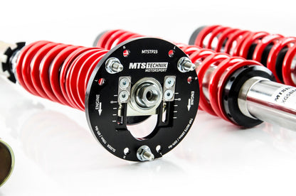 MTS Technik XMTSGWBM29 STREET COILOVER KIT W/ CAMBER ADJUST TOP MOUNTS (INOX) FOR BMW 7 (E23)