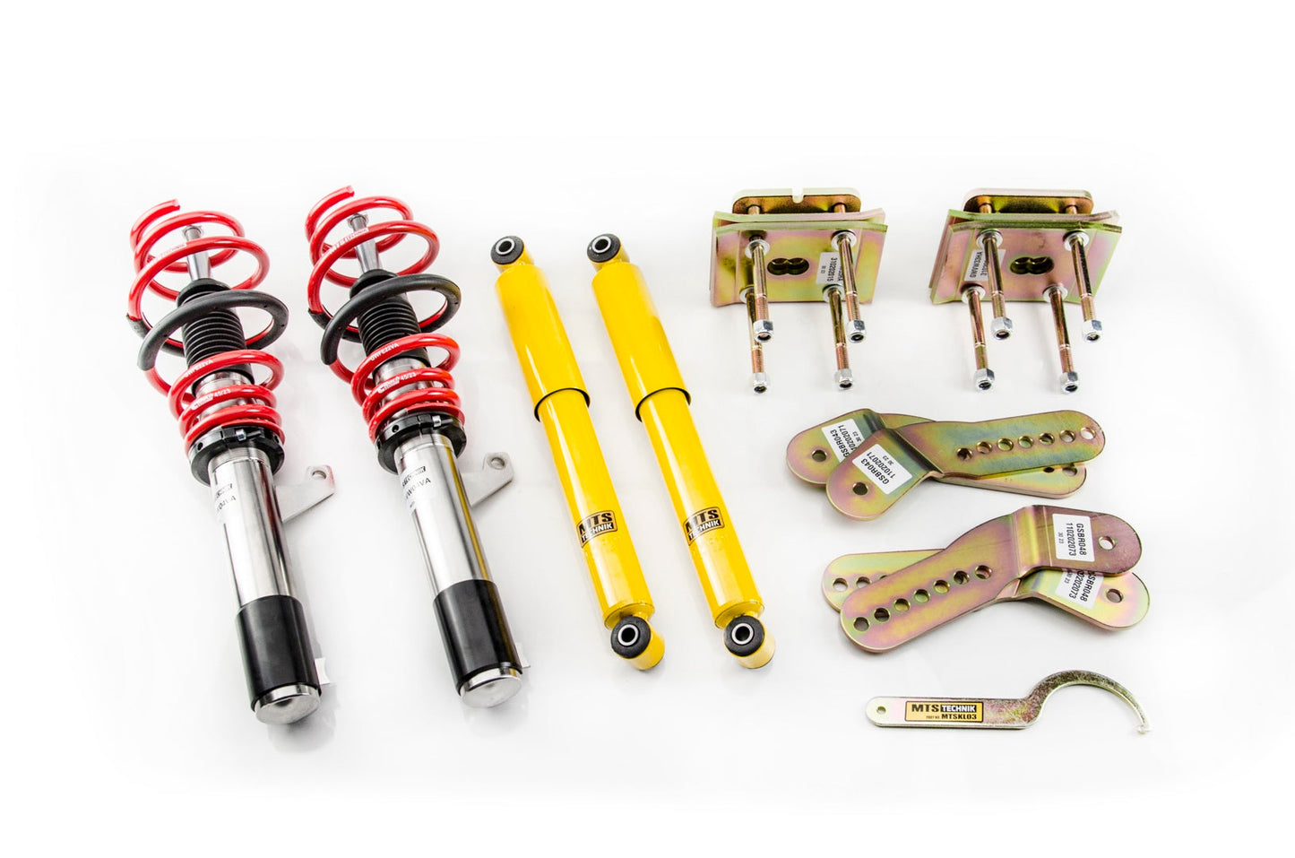 MTS Technik XMTSGWVW49 STREET COILOVER KIT (INOX) FOR VOLKSWAGEN CADDY III BOX BODY/MPV (2K/2C)