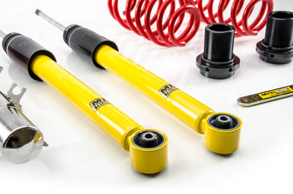 MTS Technik XMTSGWVW87 STREET COILOVER KIT W/ CAMBER ADJUST TOP MOUNTS (INOX) FOR AUDI TT (8N)