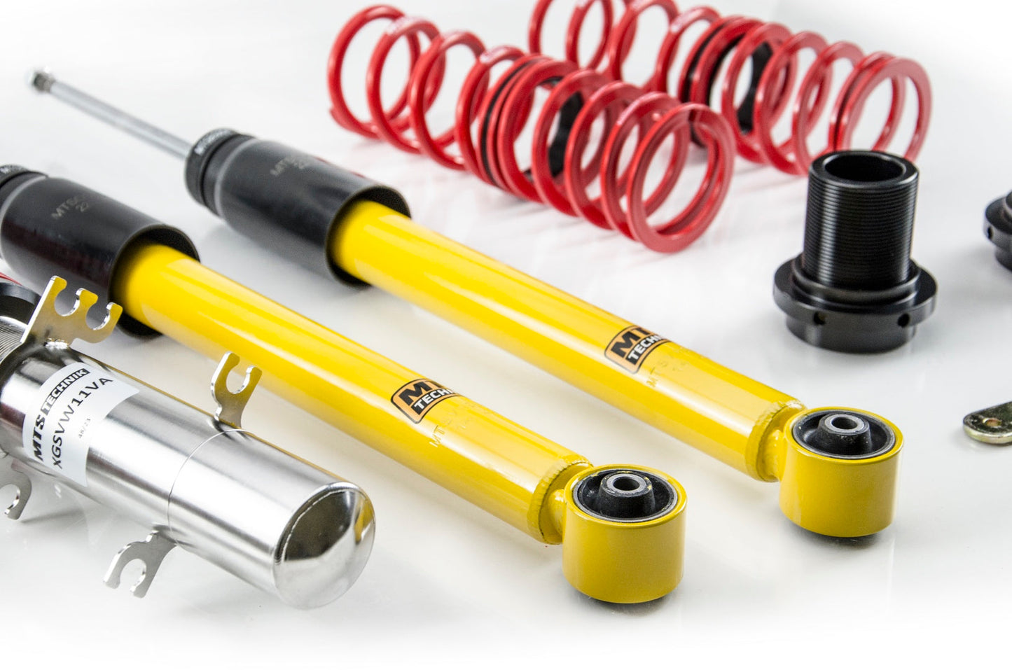 MTS Technik XMTSGWVW87 STREET COILOVER KIT W/ CAMBER ADJUST TOP MOUNTS (INOX) FOR AUDI TT (8N)