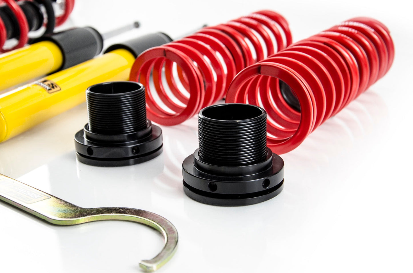 MTS Technik XMTSGWVW91-S STANCE COILOVER KIT W/ CAMBER ADJUST TOP MOUNTS (INOX) FOR VOLKSWAGEN TOURAN (1T3)