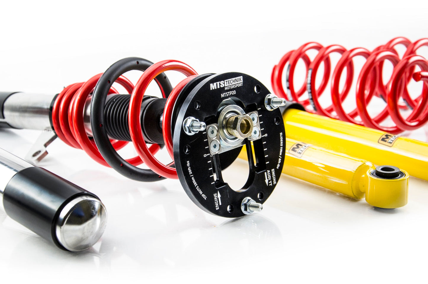 MTS Technik XMTSGWVW92 STREET COILOVER KIT W/ CAMBER ADJUST TOP MOUNTS (INOX) FOR AUDI A3 CONVERTIBLE (8P)